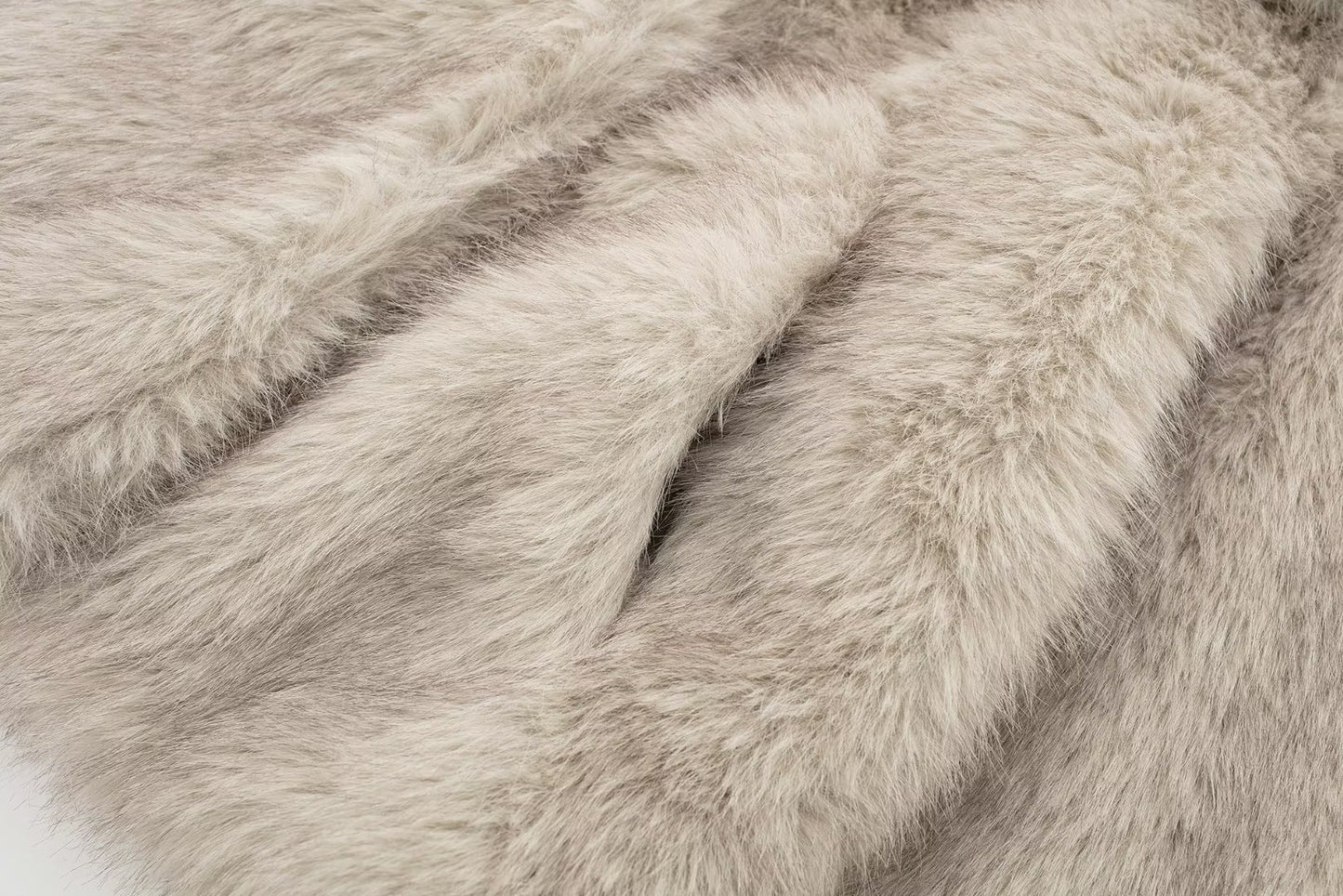 Fashion Artificial Fox Fur Winter Women Jacket Coats