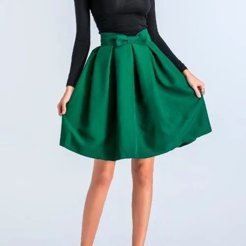 Fashion Bow Office Lady Skirts