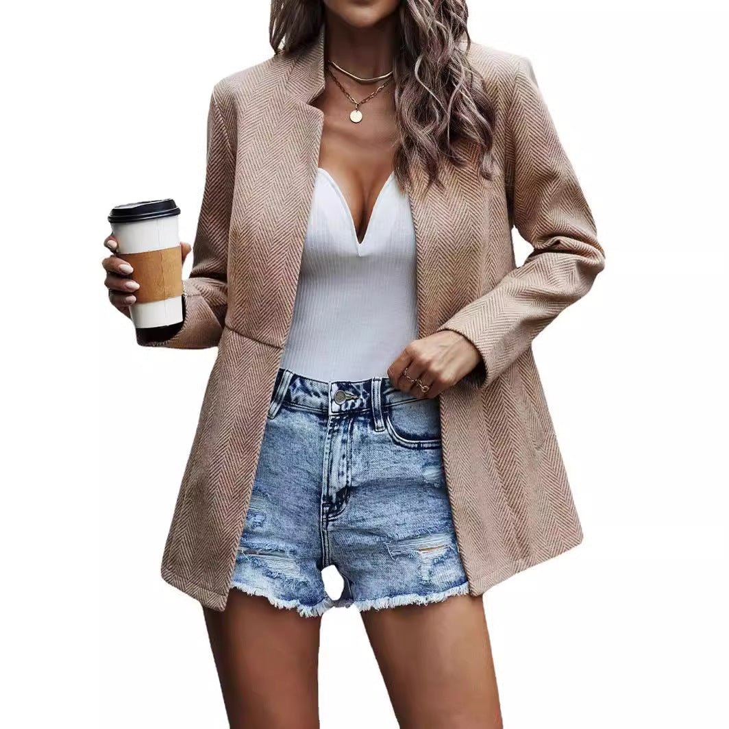 Fashion Women Blazer Overcoats