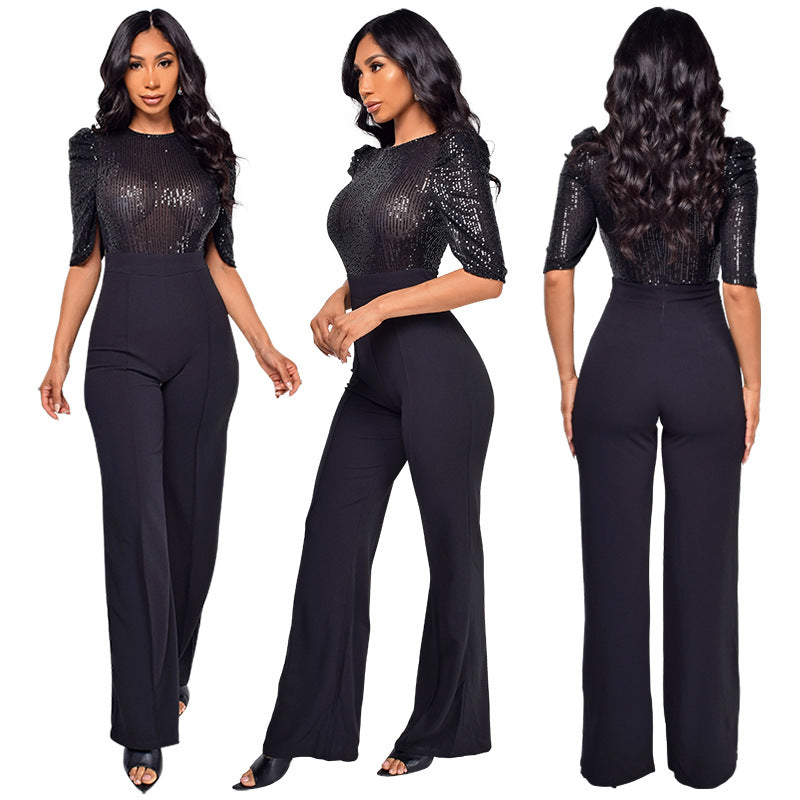 Sexy Sequined Jumpsuits for Women