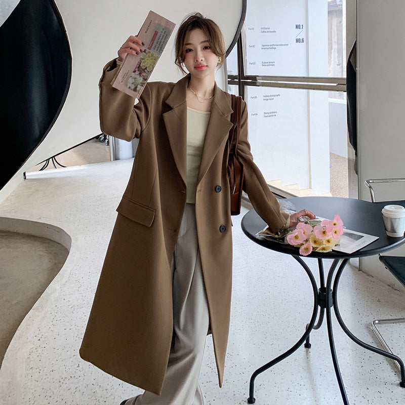 Fashion Spring Long Blazer Coats for Women