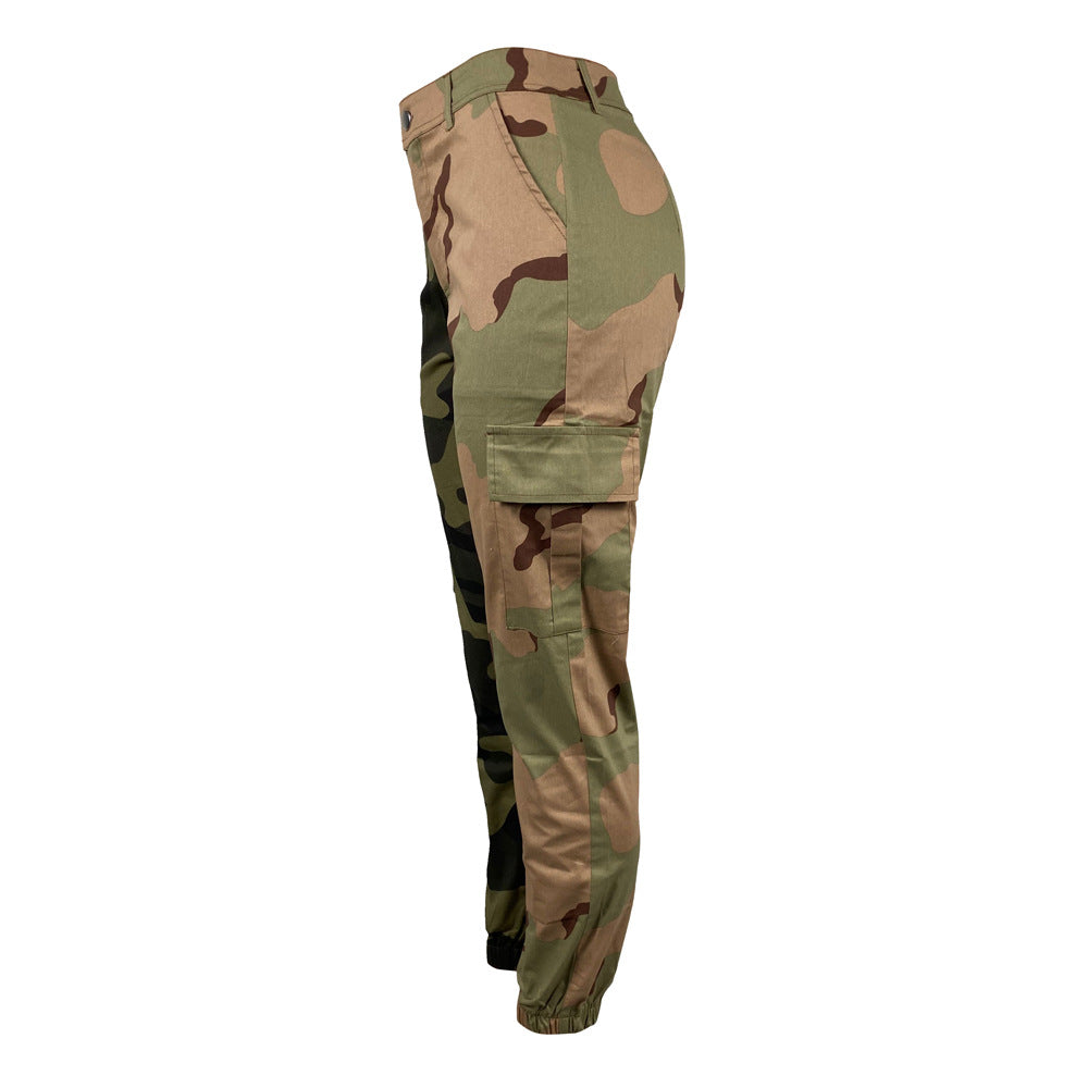 Fashion Popular Camouflage Women Pants