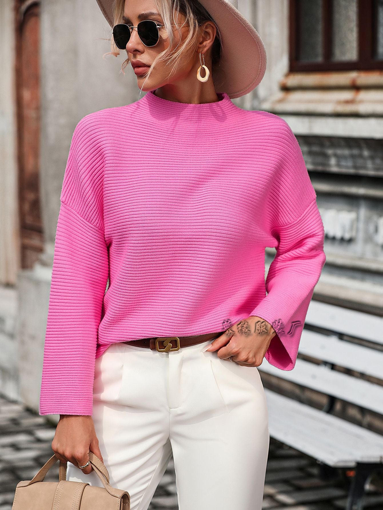 Casual Knitted Pullover Sweaters