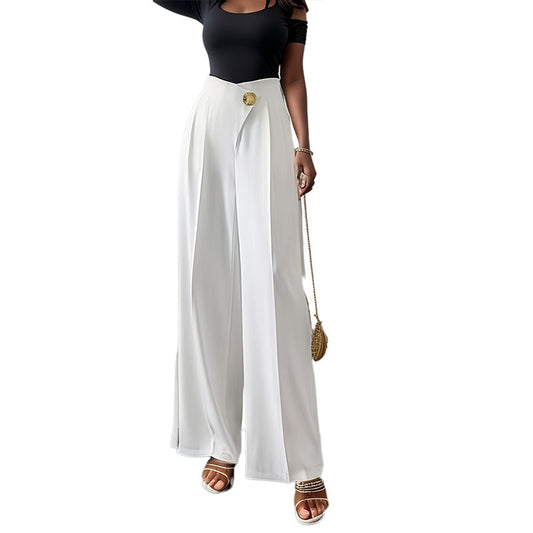 Casual High Waist Leisure Women Long Pants