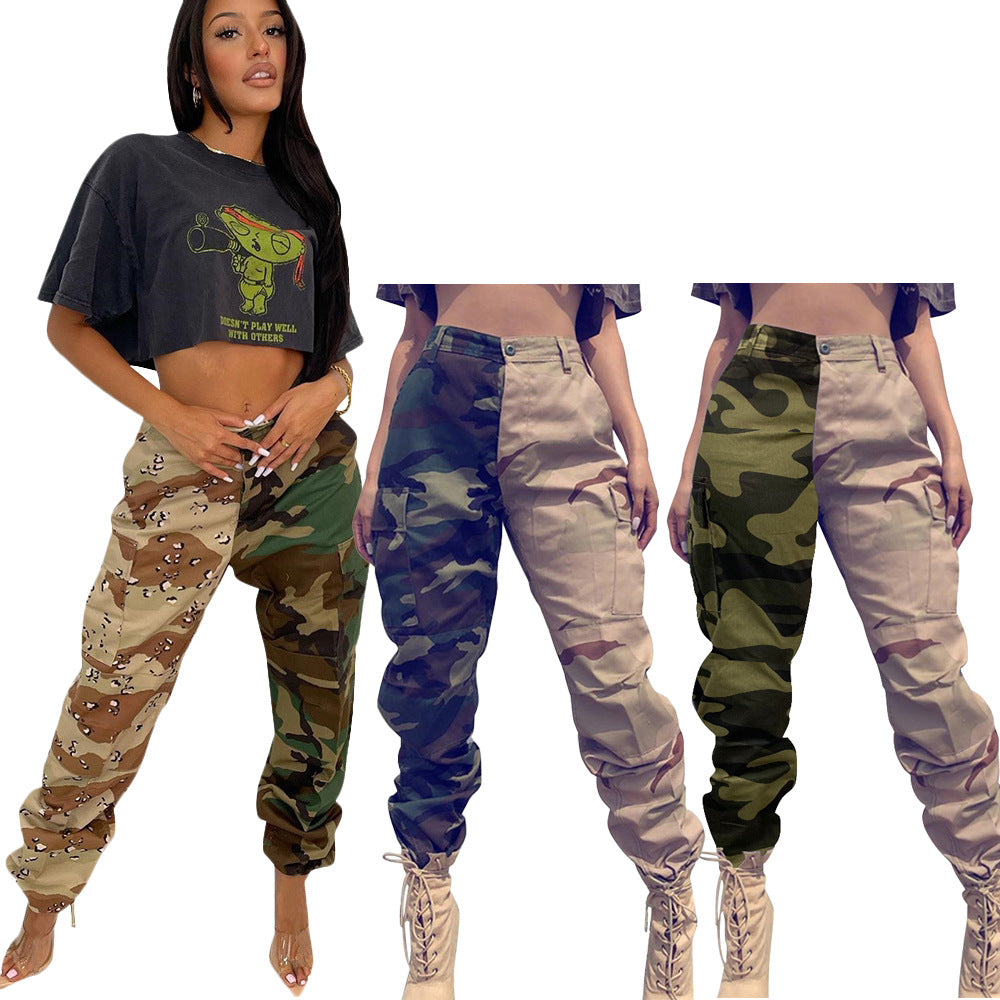 Fashion Popular Camouflage Women Pants