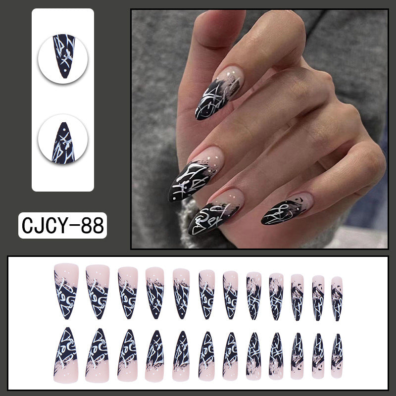 Fashion Gradient Color Extra Long Press on Nails