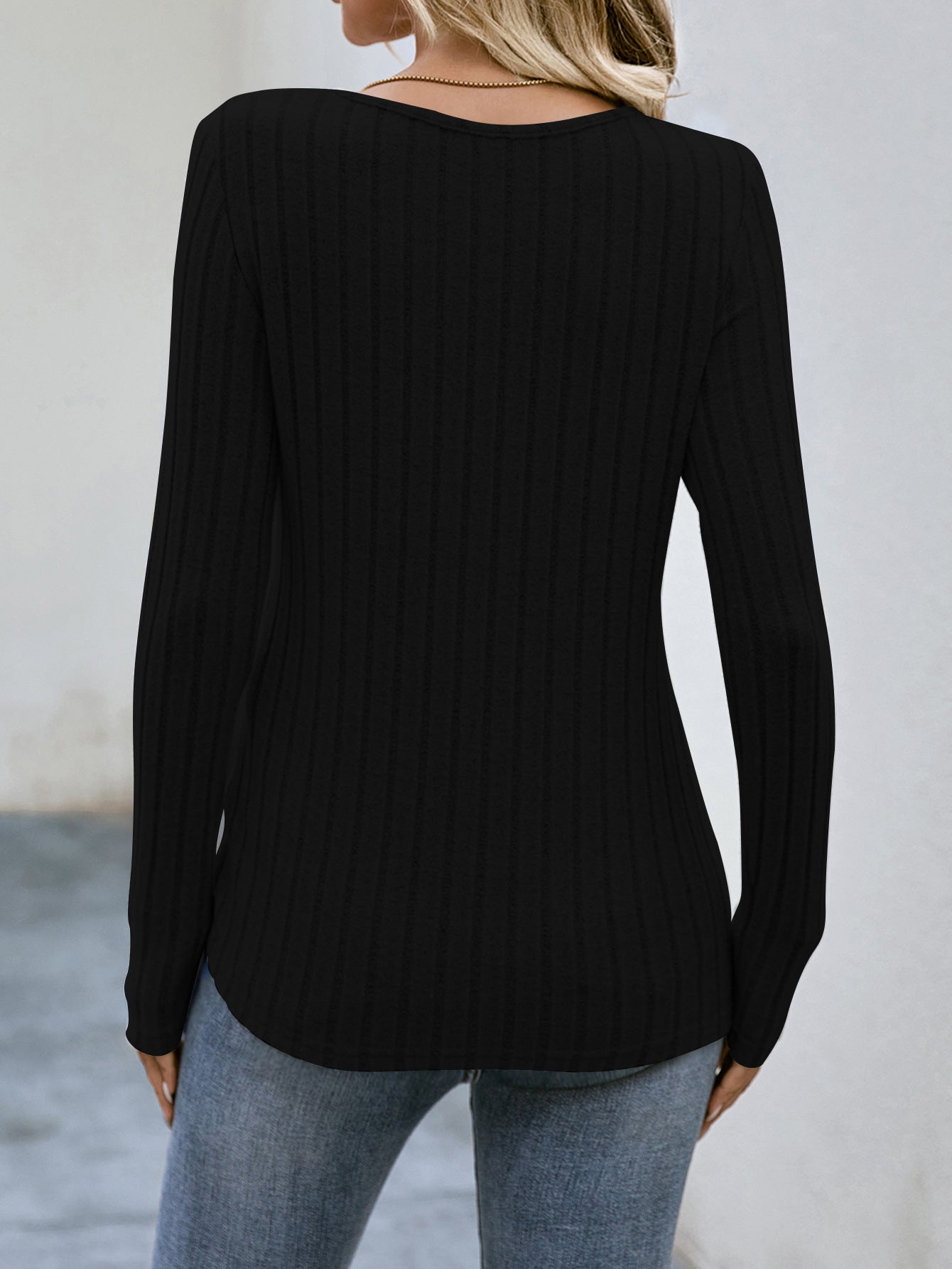 Fashion Round Neck Autumn Long Sleeves Shirts