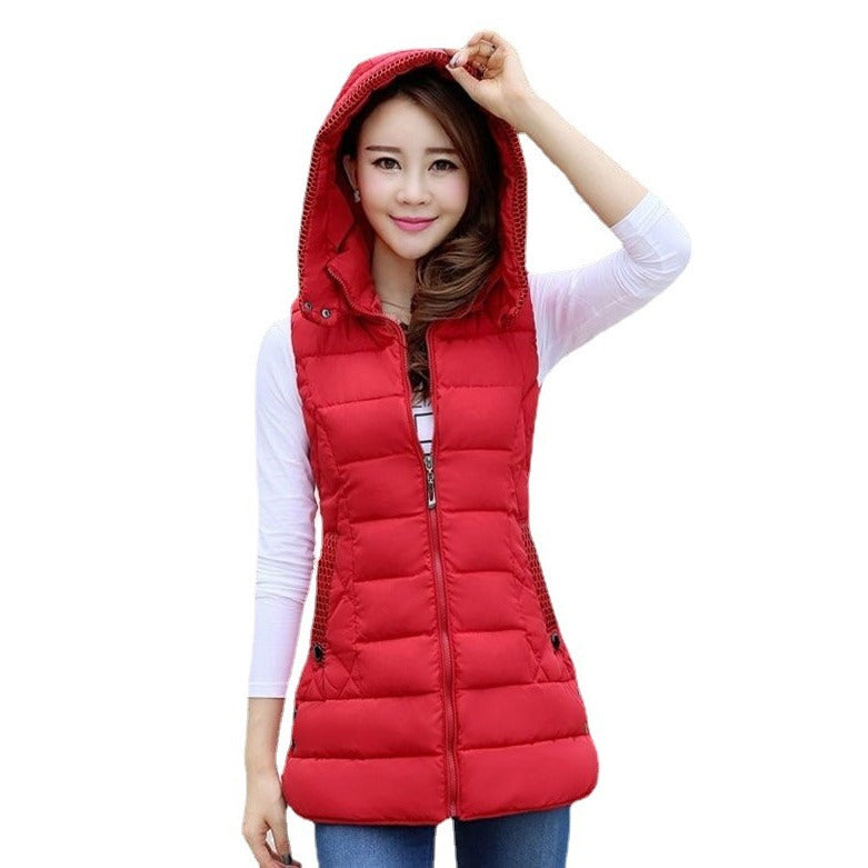 Fashion Winter Plus Sizes Cotton Vest for Women