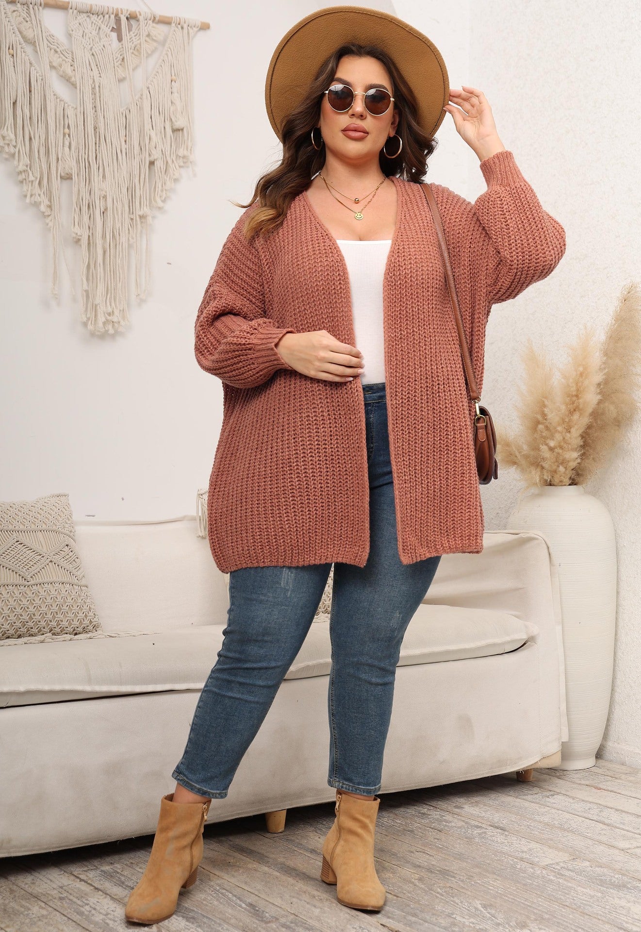 Fashion Plus Sizes Knitted Sweaters for Women