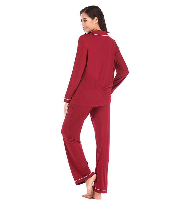 Women Long Sleeves Winter Pajamas