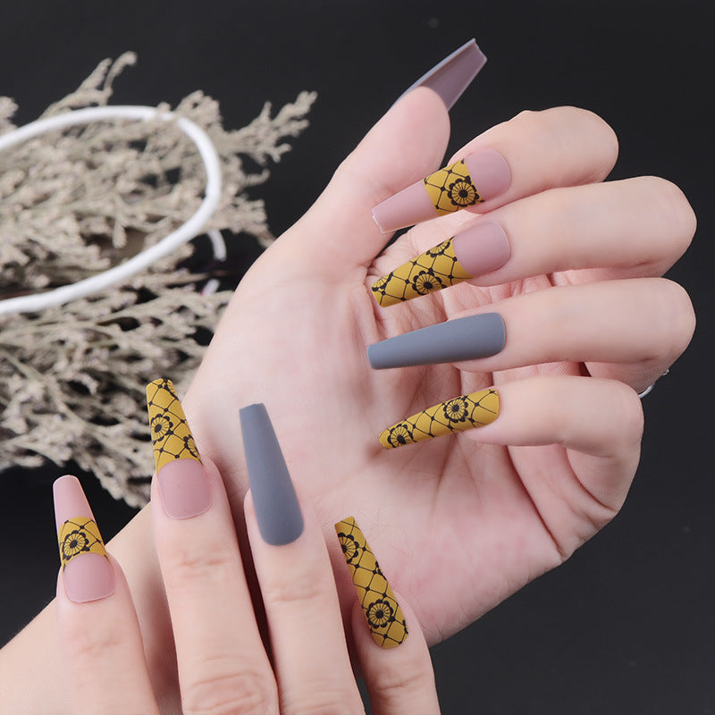 Fashion Detachable Extra Long Press on Nails