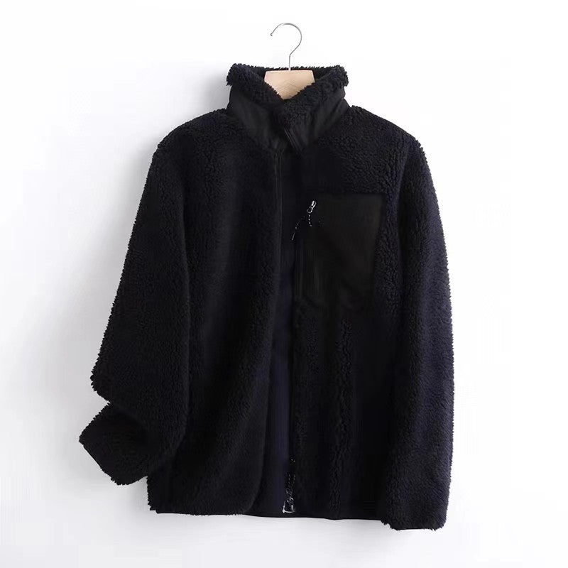 Casual Women and Men Winter Fleece Jacket Coats