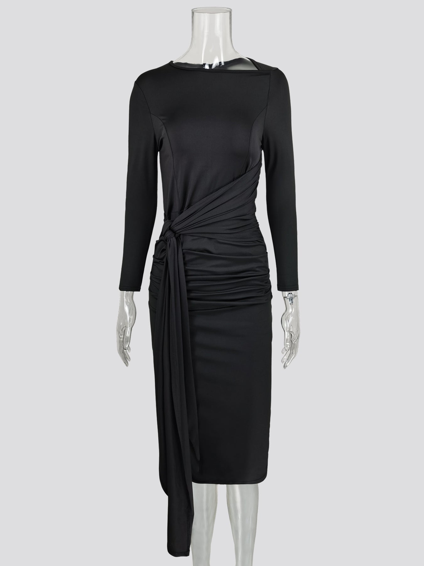 Sexy Irregular Midi Length Sheath Dresses