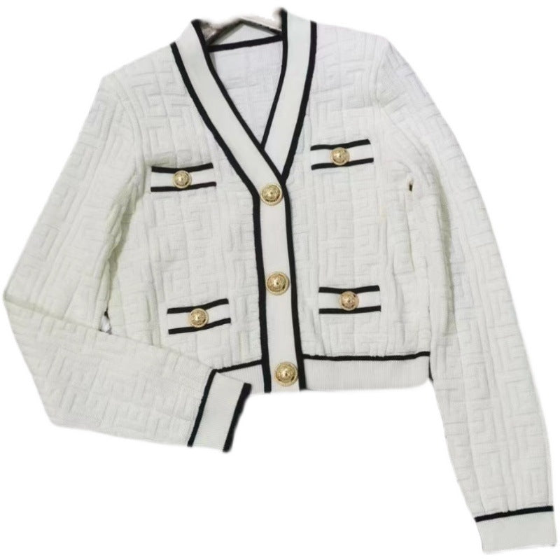 Fashion Short Knitted Women Cardigan Sweaters