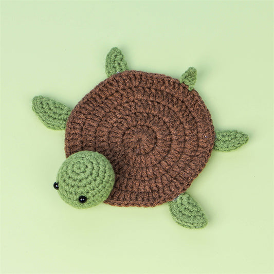 Designed Crochet Turtle Ornament Coasters