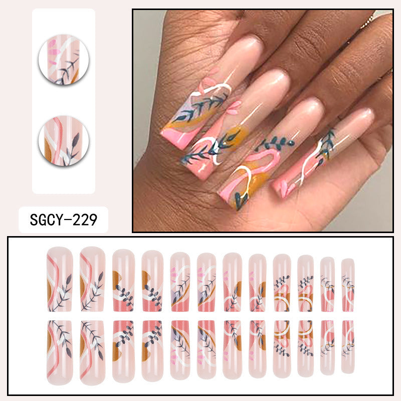 Fashion Wearable Extra Long Press on Nails