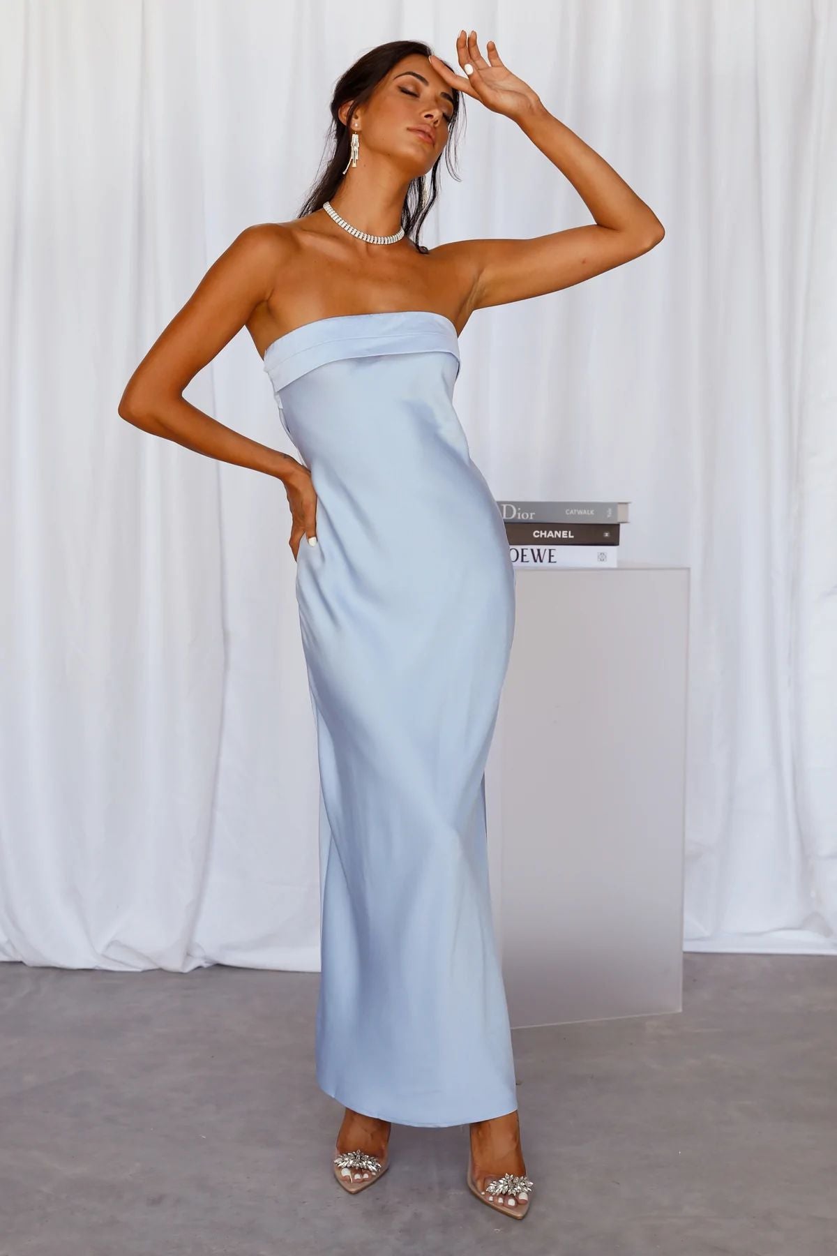 Sexy Satin Strapless Party Dresses for Women