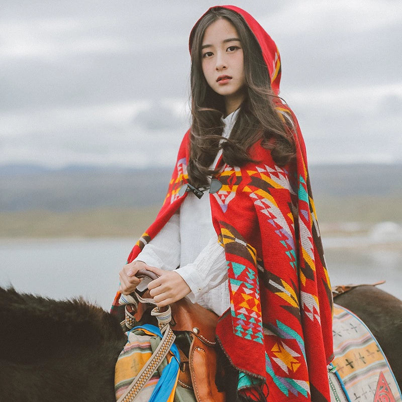 Ethnic Travel  Large Shawl Women's Summer Air Conditioner Shawl