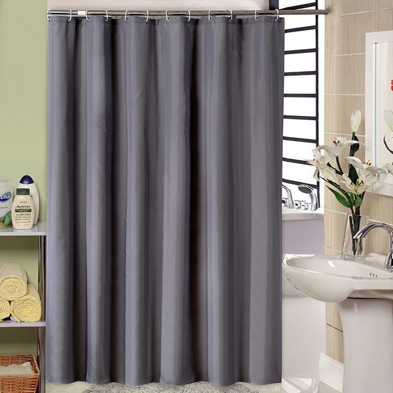 Waterproof Bathroom Gray Shower Curtain-STYLEGOING
