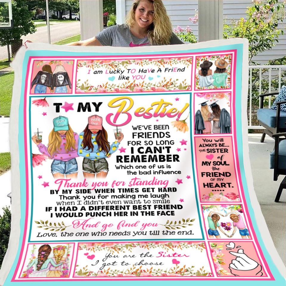 To Your Friends Girls Print Fleece Blanket--Free Shipping at meselling99