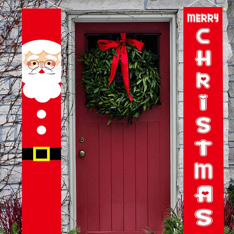 Merry Christmas Couplet Door/Porch Decoration