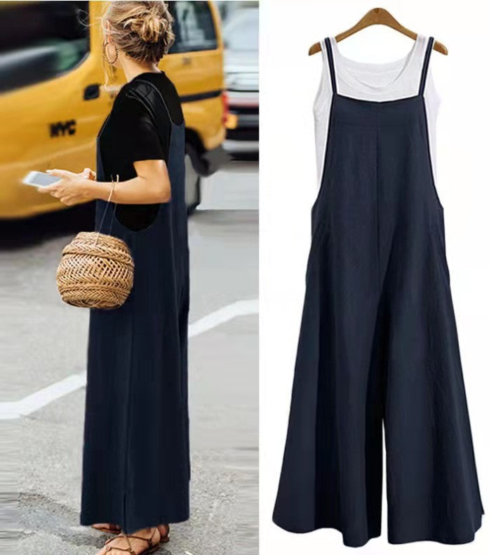 Summer Loose Casual Jumpsuits-STYLEGOING