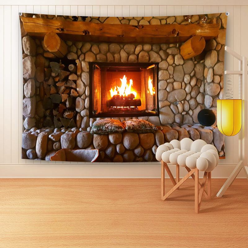 Christmas 3D Design Home Decorative Hanging Wall Tapestry