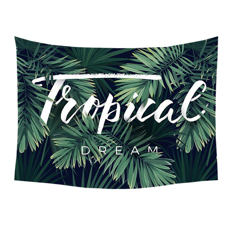 Tropical Print Home Decorative Hanging Wall Tapestry-wall tapestry-Style1-150x130-Free Shipping at meselling99
