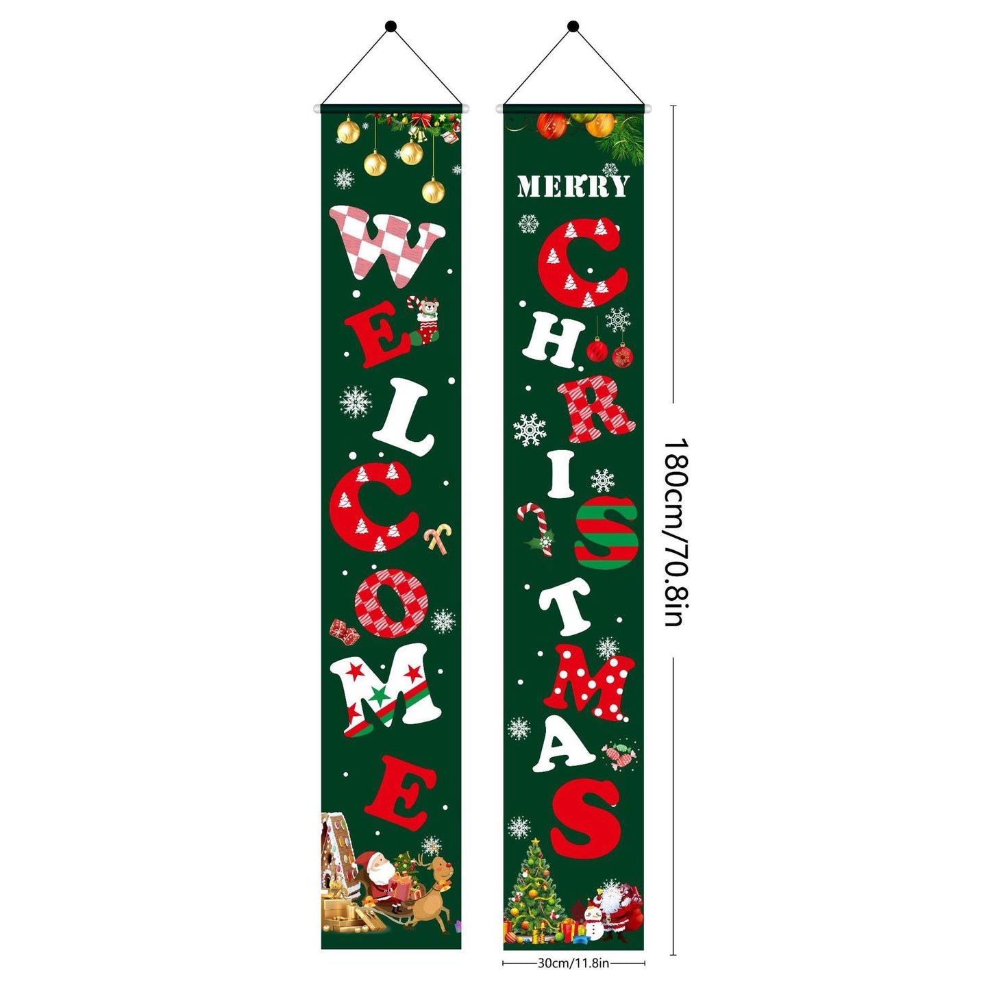 Merry Christmas Day Couplet  Door Decoration