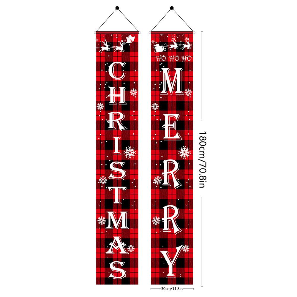 Merry Christmas Day Couplet  Door Decoration