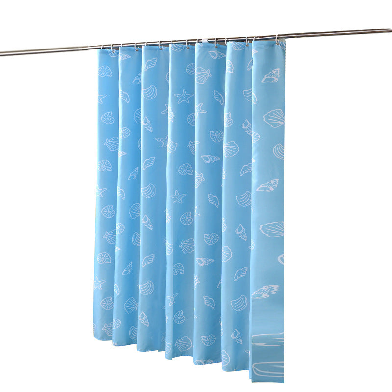 The Mediterranean Waterproof Bathroom Shower Curtain-STYLEGOING