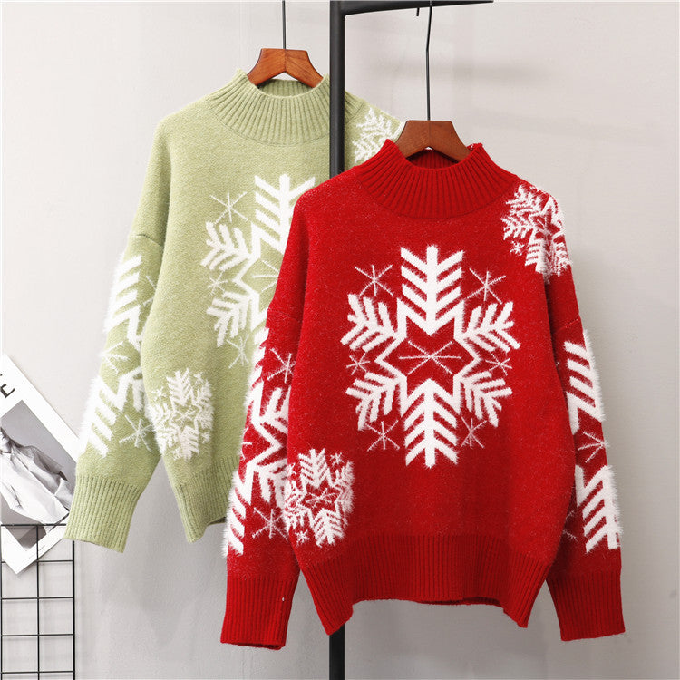 Merry Christmas Knitted Women Sweaters