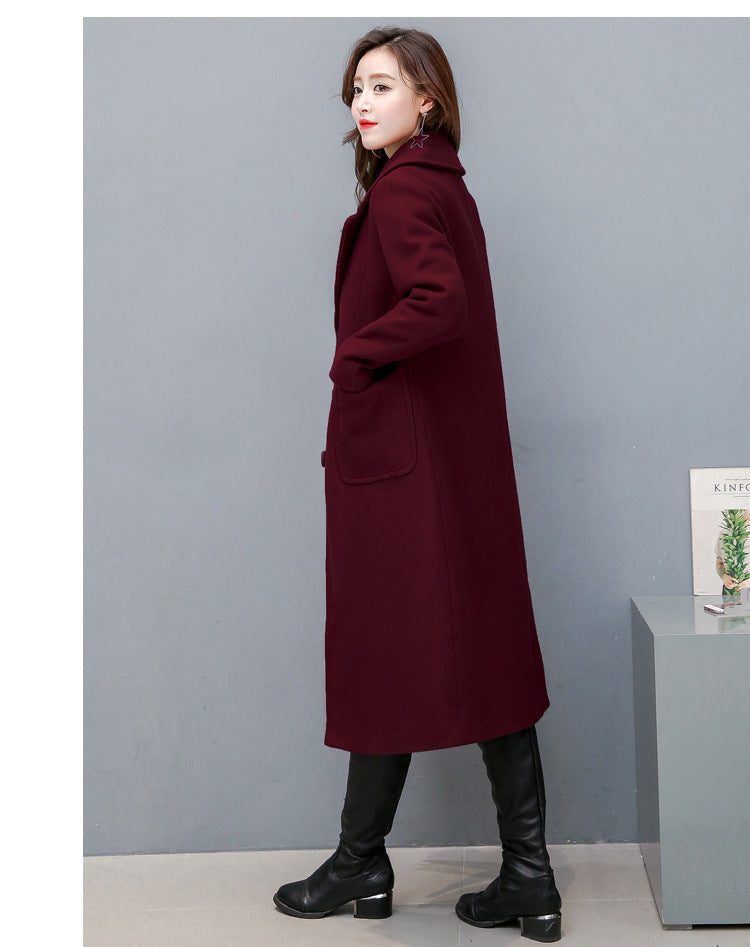 Fashion Women Winter Long Overcoat