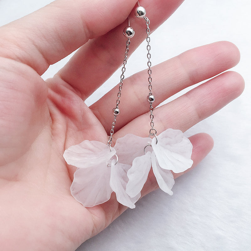 Sweety Sterling Silver Forever Flowers Women Earrings