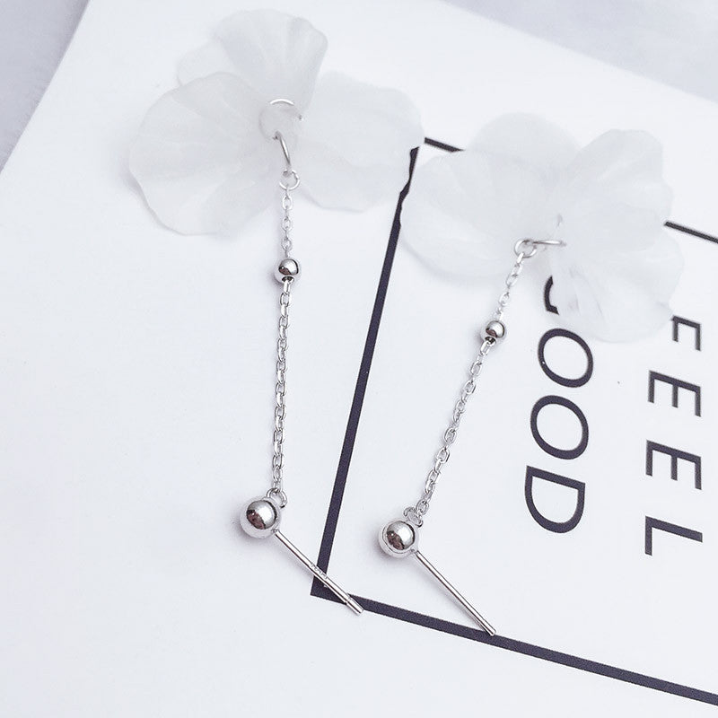 Sweety Sterling Silver Forever Flowers Women Earrings