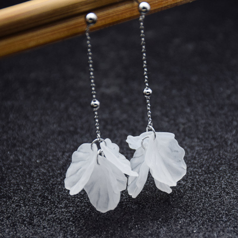 Sweety Sterling Silver Forever Flowers Women Earrings