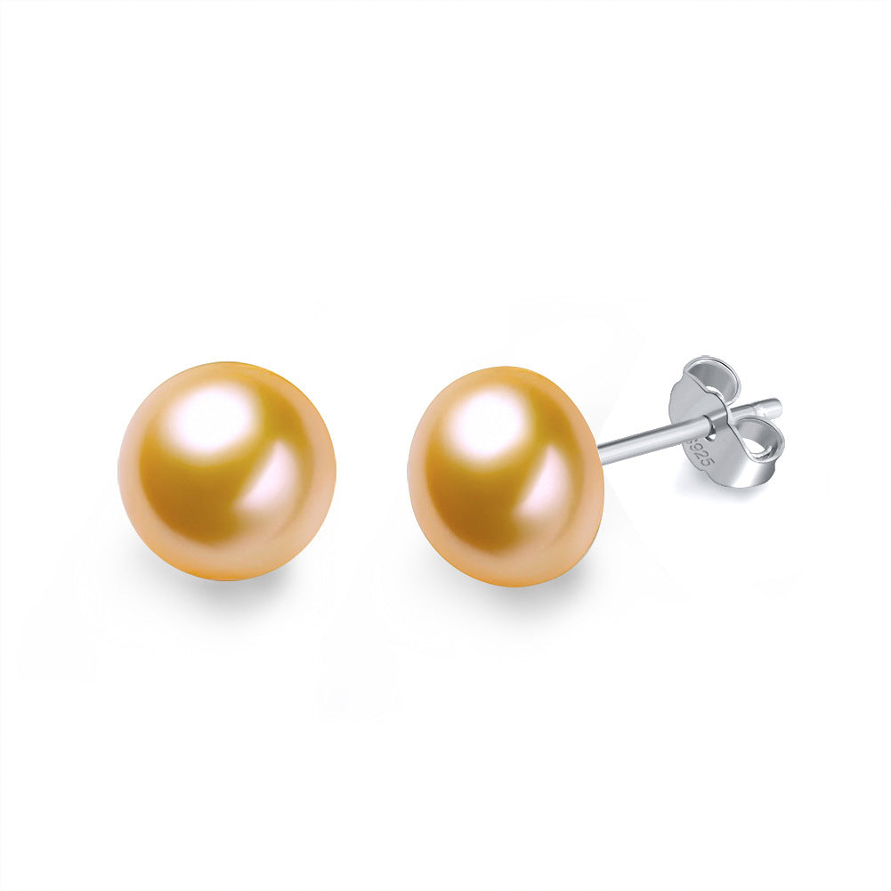 Fresh Water Pearl Sterling Silver Studs for Women