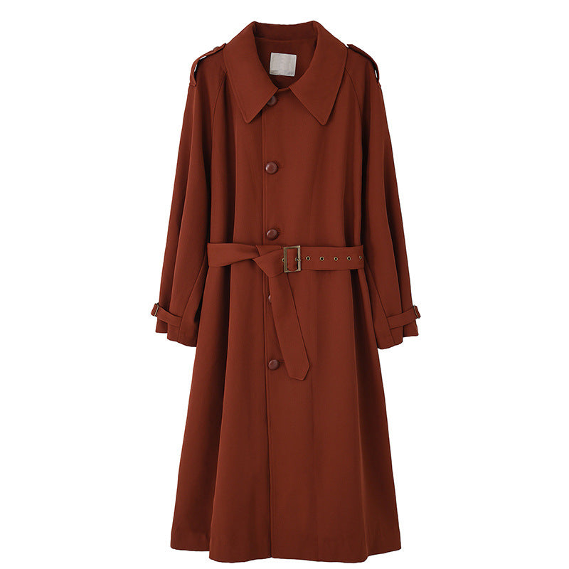 Vintage Long Fall Overcoat for Women