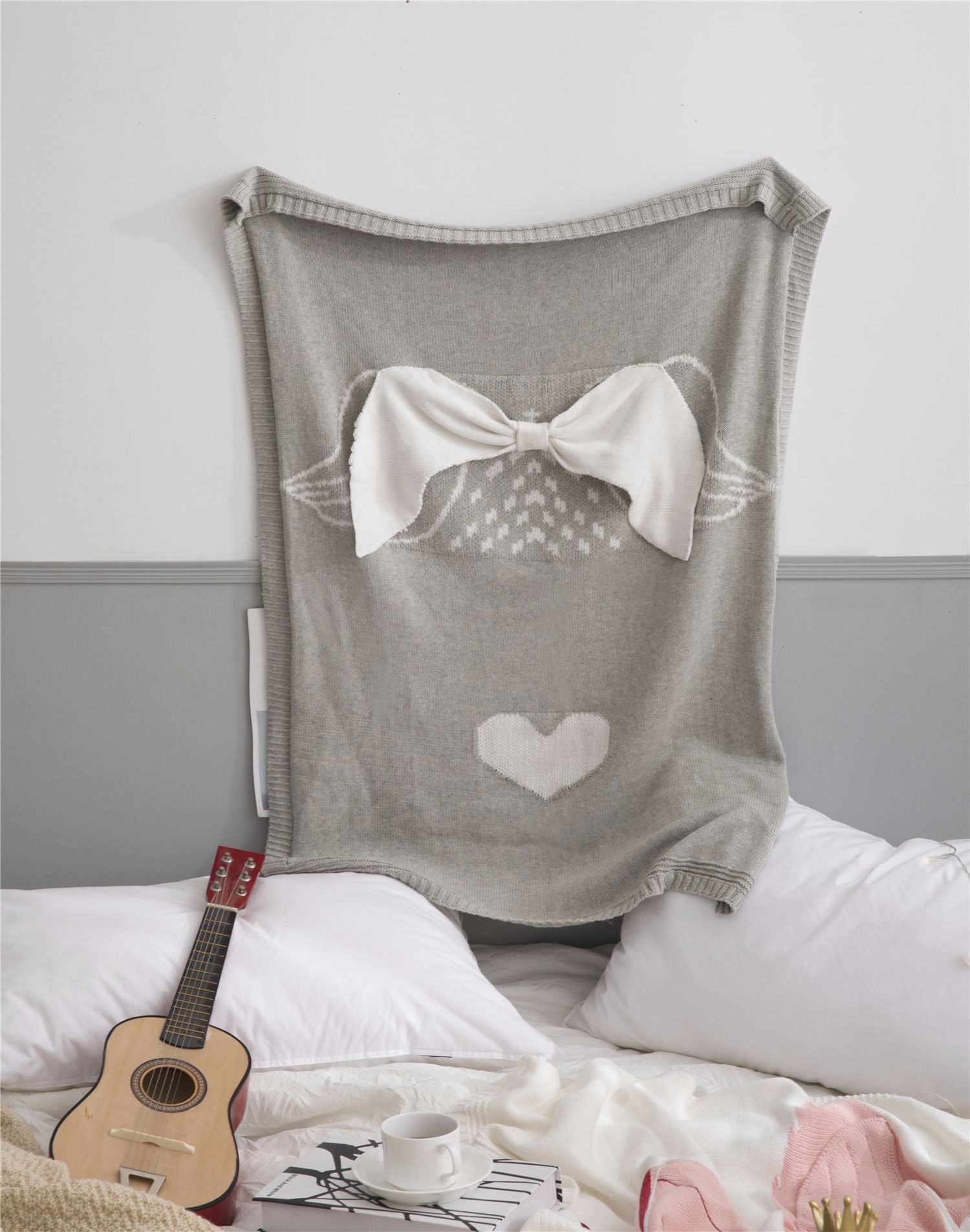 Unicorn Flamingo Print Knitting Kids/Infant Blankets-Angel-70x100cm-Free Shipping at meselling99