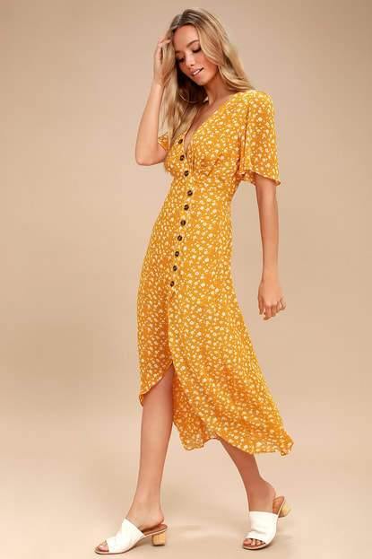 Summer Casual Irregular Midi Dresses-STYLEGOING