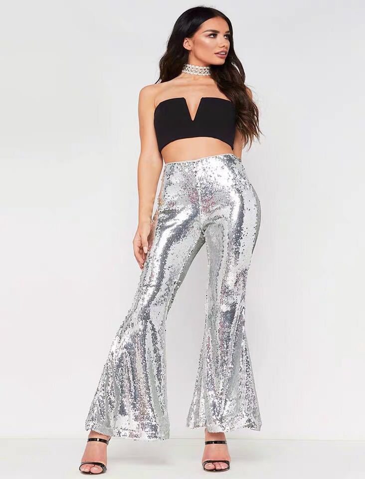 Sexy Sequined Night Party Pants