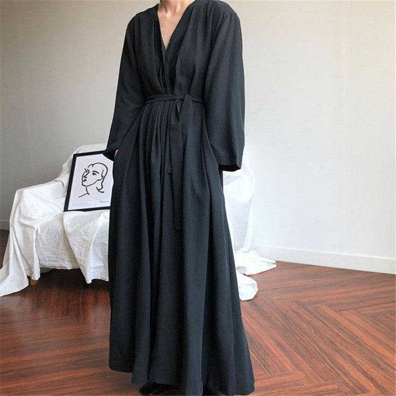 Vintage Loose Long Shirt Cozy Dresses