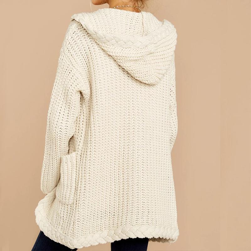 Women Casual Knitting Cardigan Sweaters-STYLEGOING
