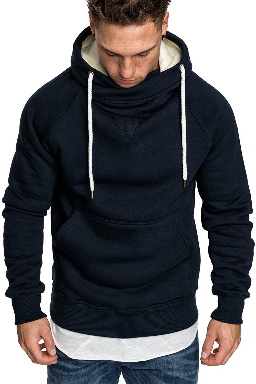 Men Long Sleeves Fall Hoodies-STYLEGOING