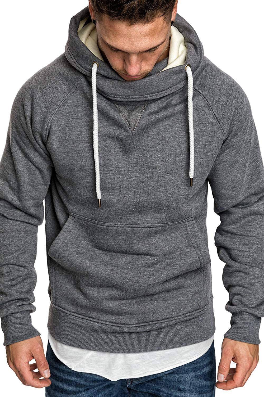 Men Long Sleeves Fall Hoodies-STYLEGOING