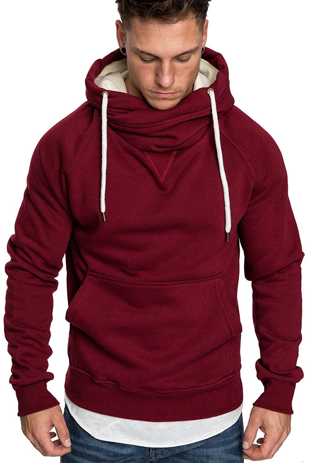 Men Long Sleeves Fall Hoodies-STYLEGOING