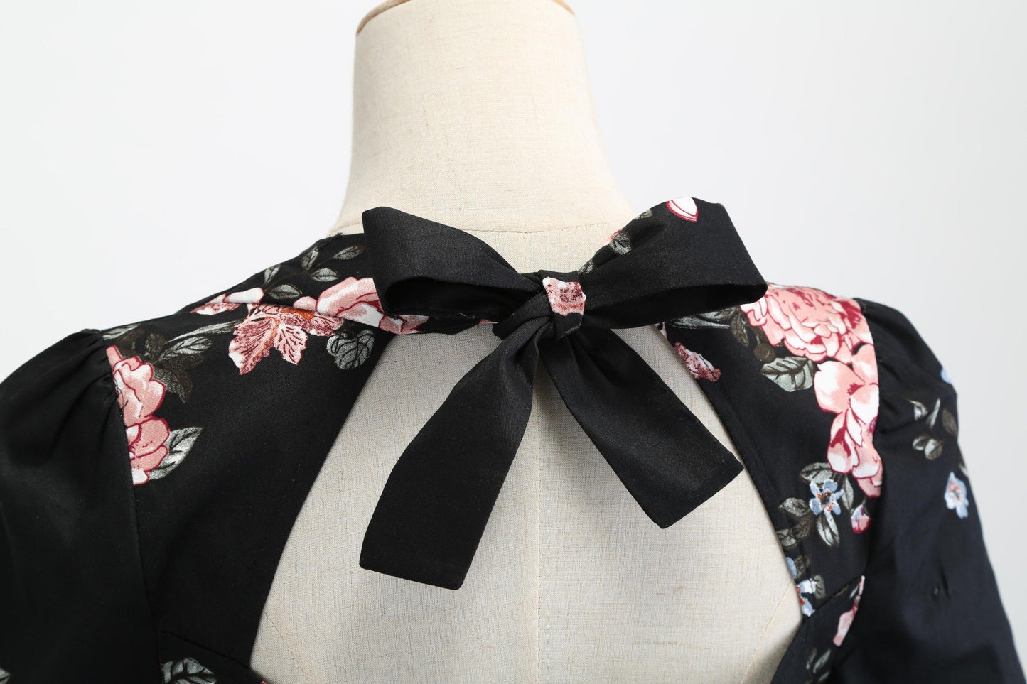 Vintage Bowknot Slim Waist Ball Dresses-STYLEGOING