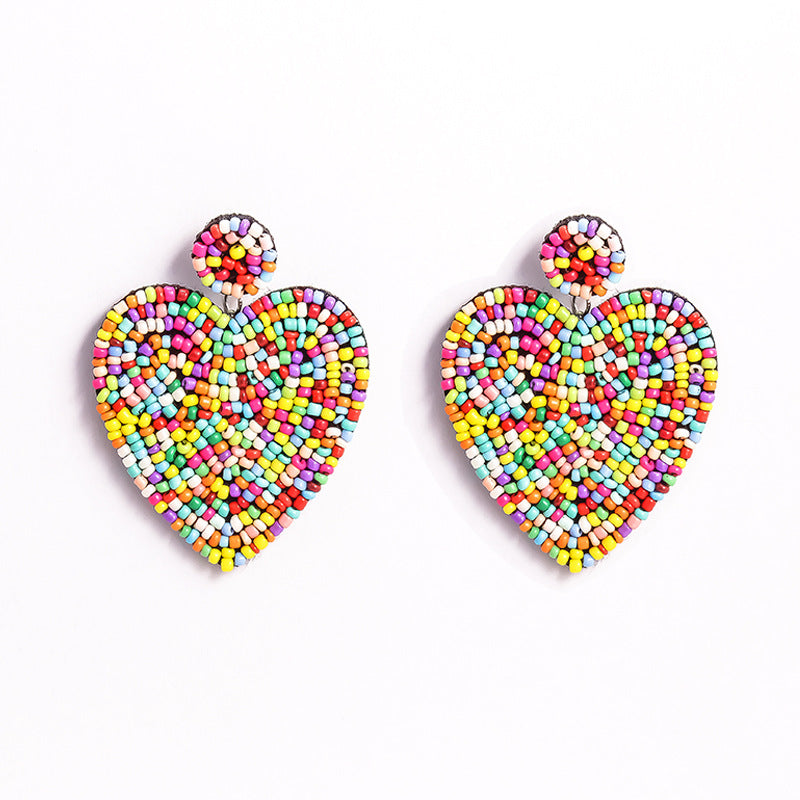 Ethic Bohemian Sweetheart Handmade Earrings