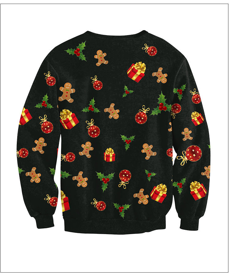 Merry Christmas 3D Print Pullover Hooides