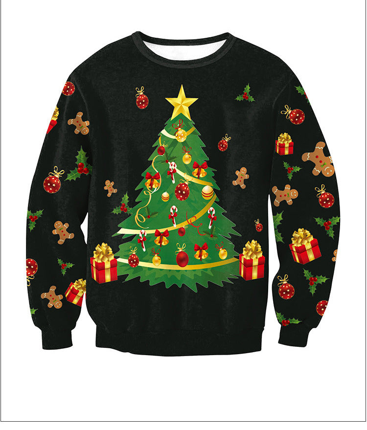 Merry Christmas 3D Print Pullover Hooides